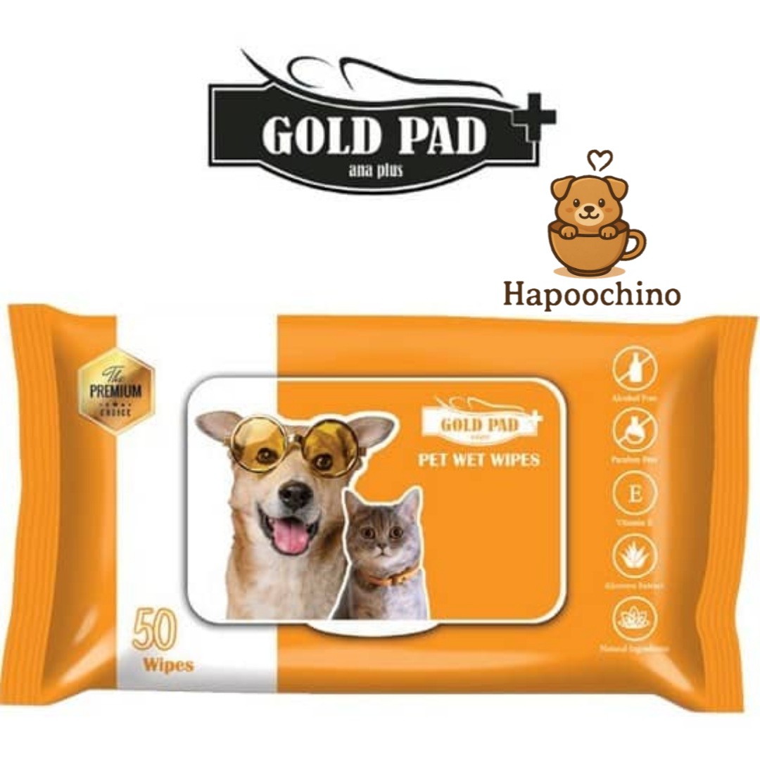 دستمال مرطوب پاکتی گلد پد 50 برگی