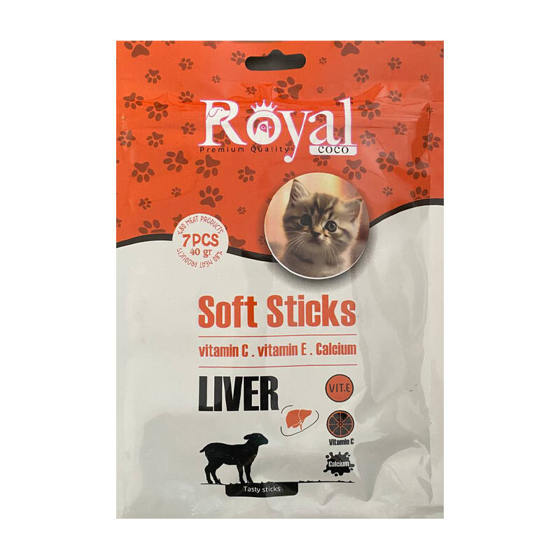 تشویق مدادی گربه با طعم جیگر رویال کوکو