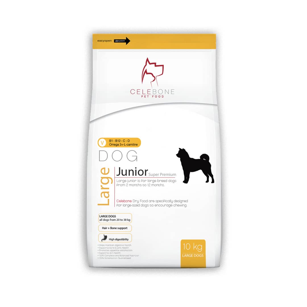 غذای سگ نژاد بزرگ نا بالغ سلبن ۱۰ کیلویی