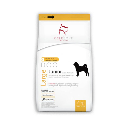 غذای سگ نژاد بزرگ نا بالغ سلبن ۱۰ کیلویی