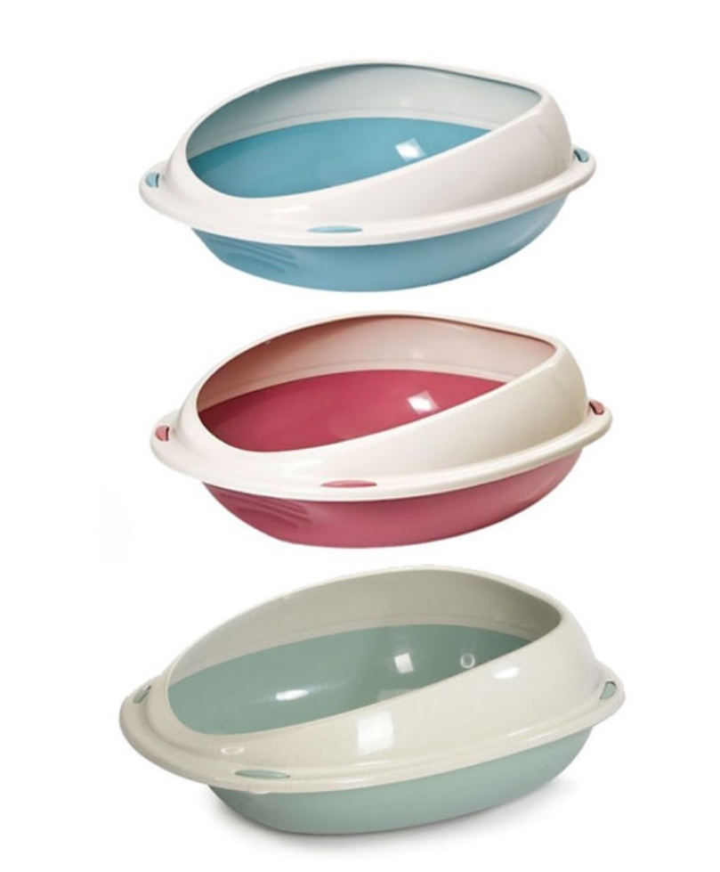 ظرف خاک گربه لبه‌ دار مدل کویلا